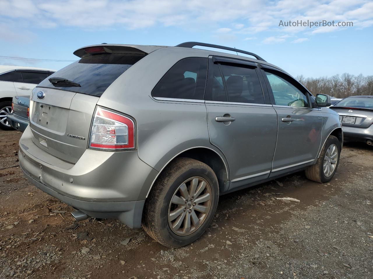 2008 Ford Edge Limited Silver vin: 2FMDK39C18BA83423