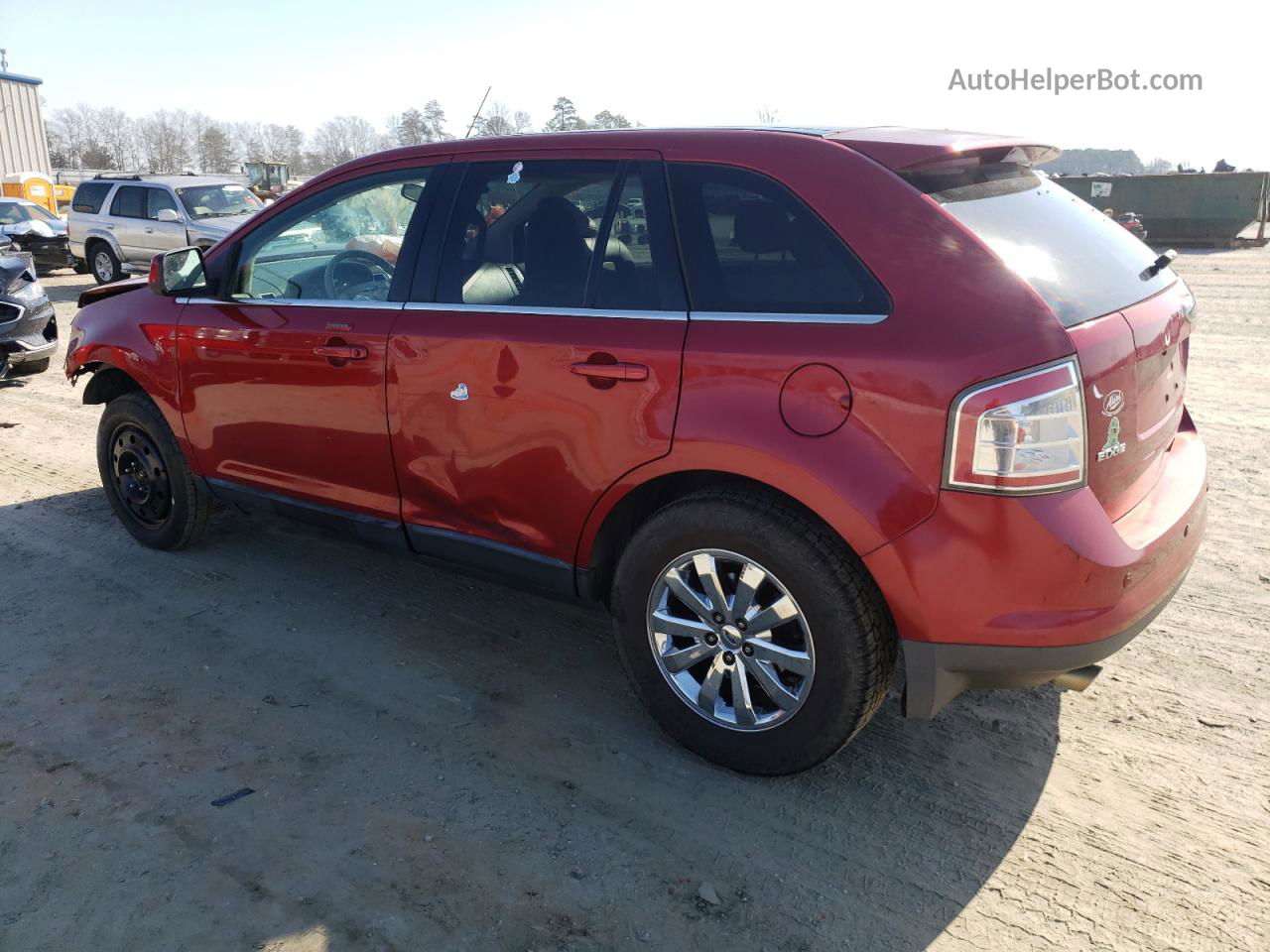 2008 Ford Edge Limited Red vin: 2FMDK39C18BB45452