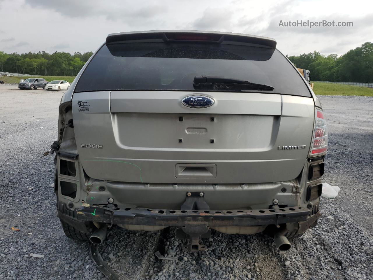 2008 Ford Edge Limited Silver vin: 2FMDK39C28BA27667