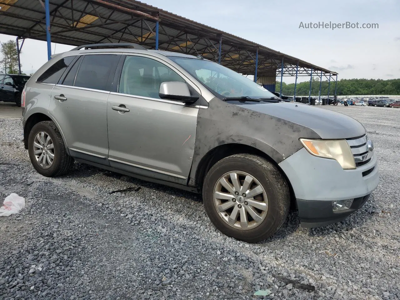 2008 Ford Edge Limited Silver vin: 2FMDK39C28BA27667