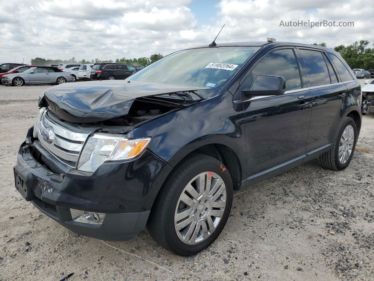 2008 Ford Edge Limited Blue vin: 2FMDK39C28BA60586