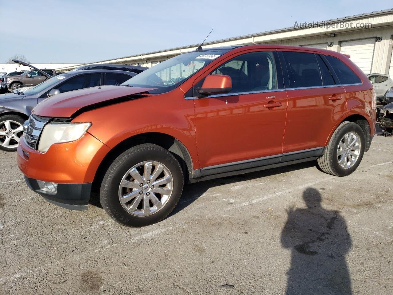 2008 Ford Edge Limited Orange vin: 2FMDK39C28BA78179