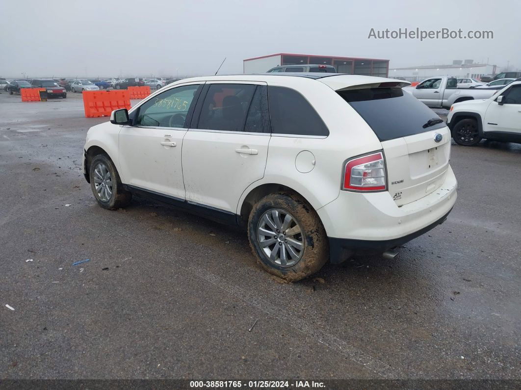 2008 Ford Edge Limited White vin: 2FMDK39C28BB26764