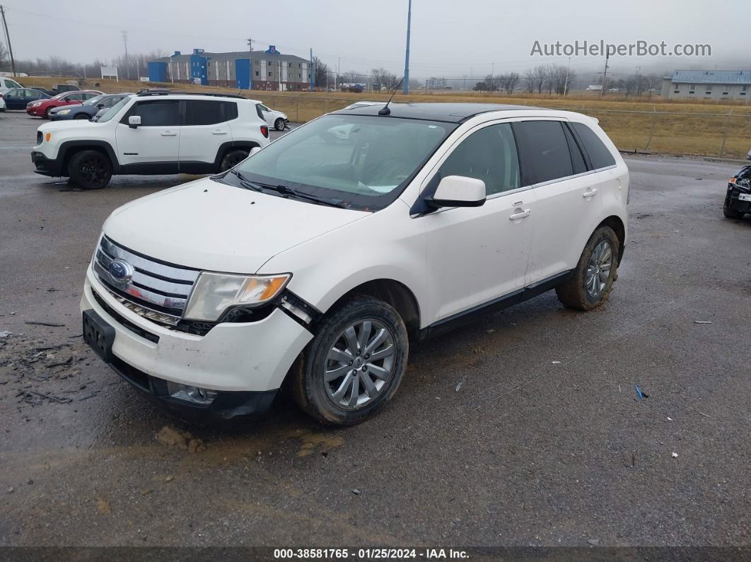 2008 Ford Edge Limited White vin: 2FMDK39C28BB26764