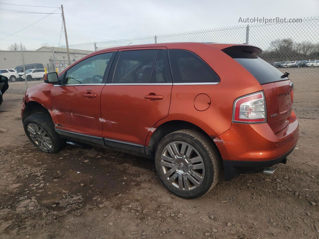 2008 Ford Edge Limited Orange vin: 2FMDK39C38BA52965