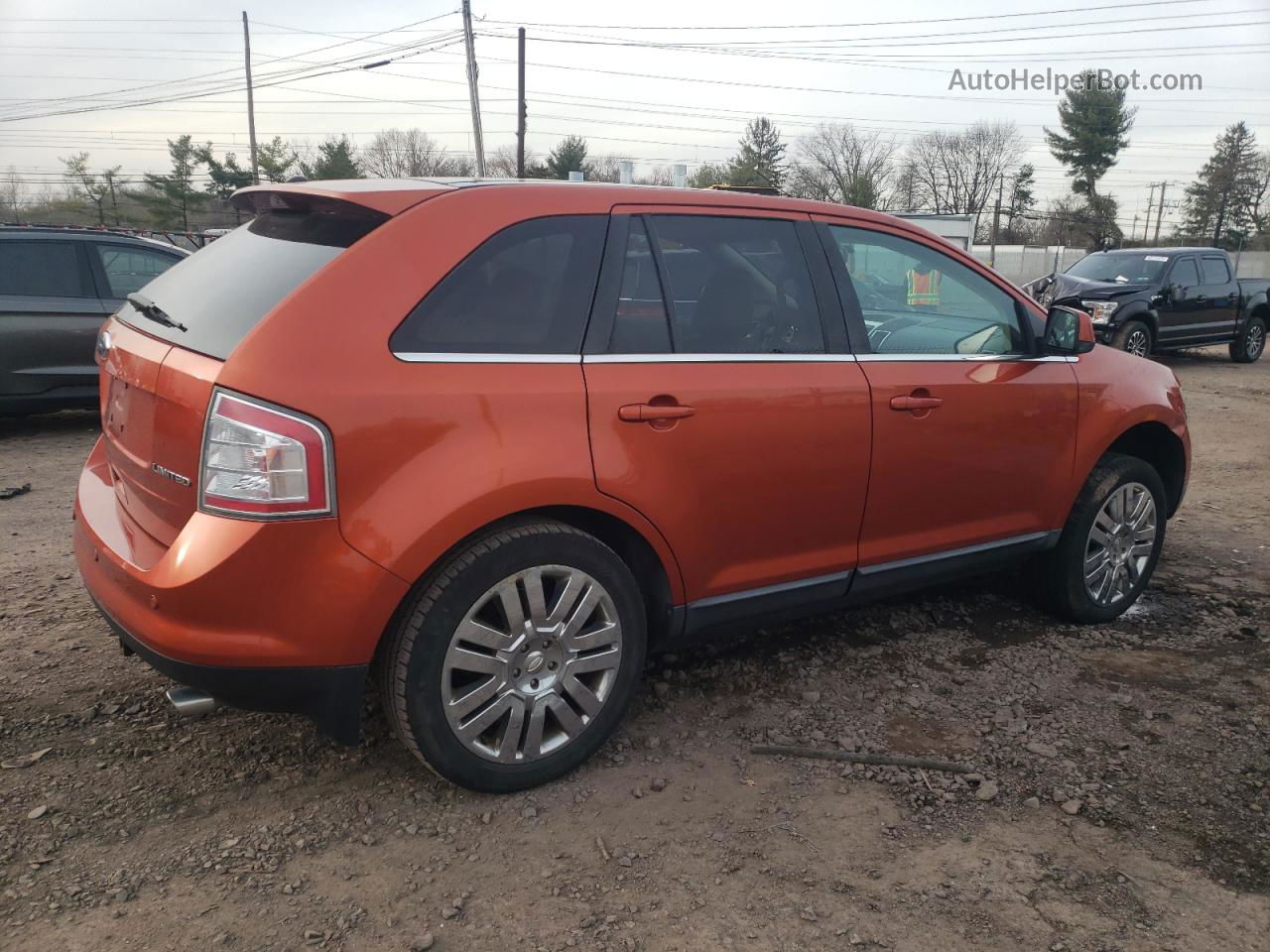 2008 Ford Edge Limited Оранжевый vin: 2FMDK39C38BA52965