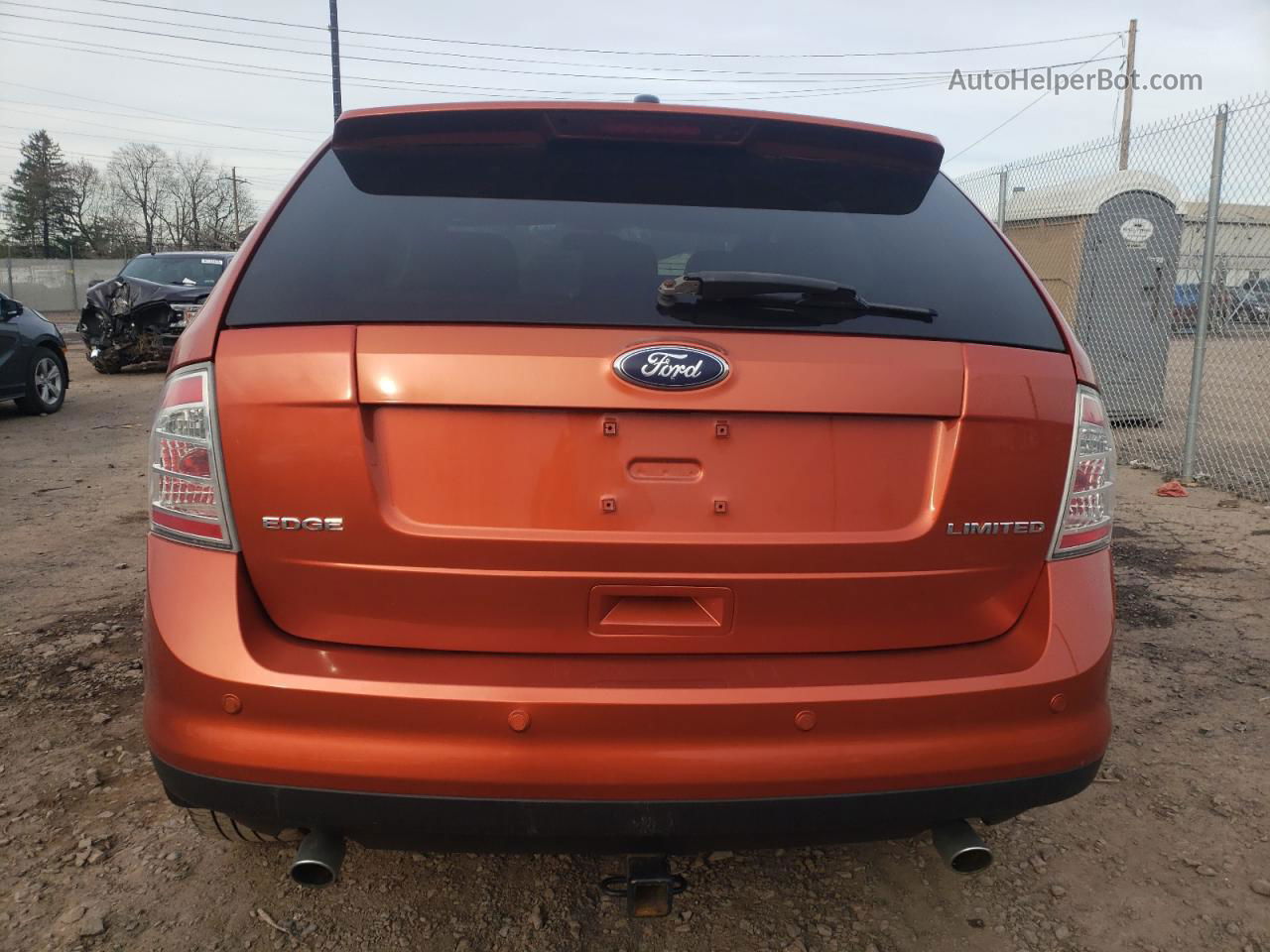 2008 Ford Edge Limited Orange vin: 2FMDK39C38BA52965