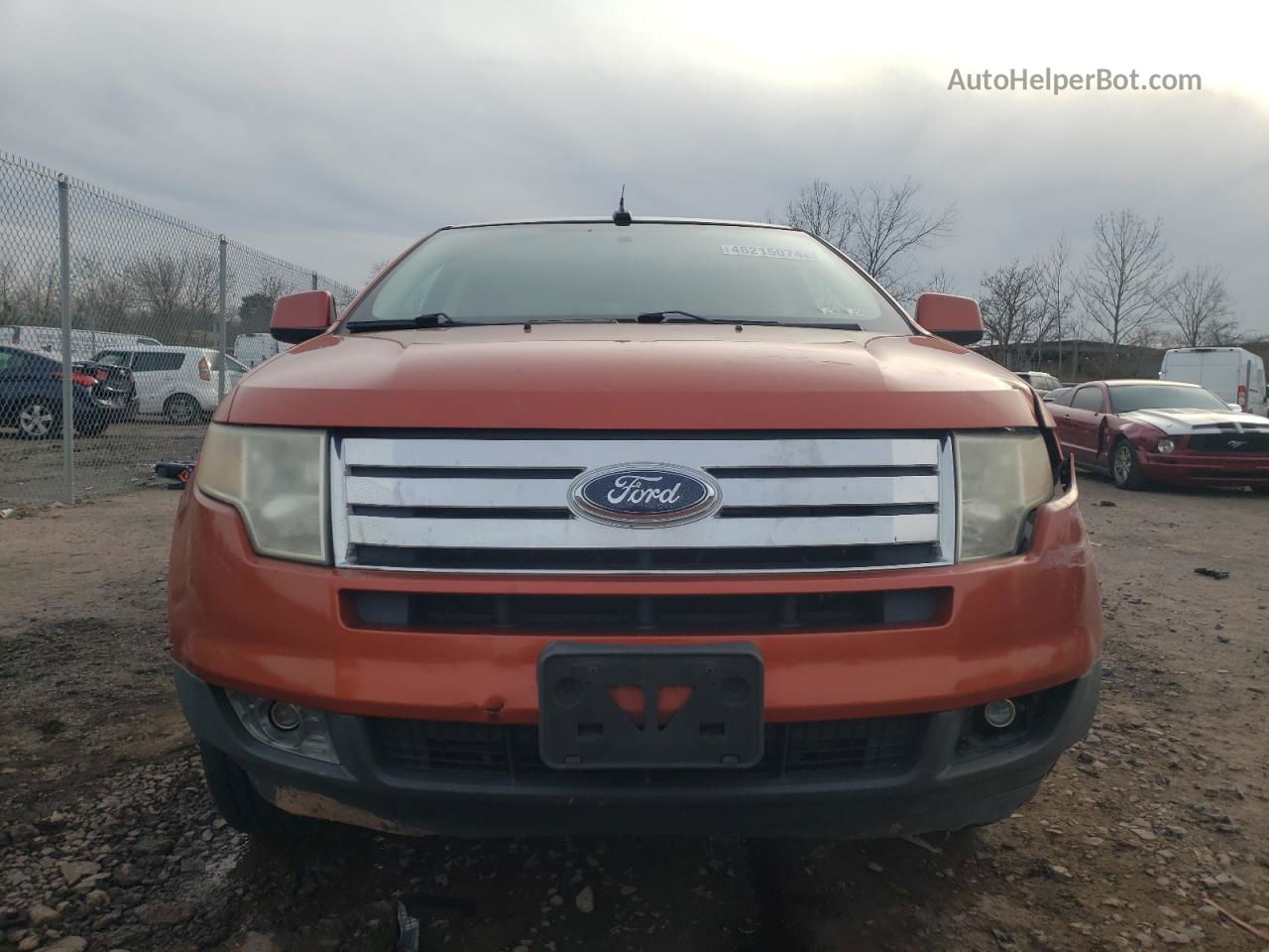 2008 Ford Edge Limited Orange vin: 2FMDK39C38BA52965