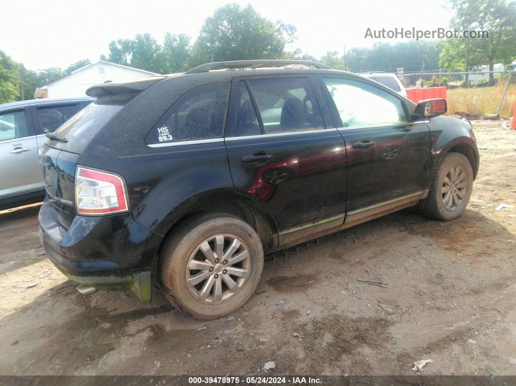 2008 Ford Edge Limited Black vin: 2FMDK39C38BA79874