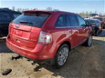2008 Ford Edge Limited Red vin: 2FMDK39C38BB28880