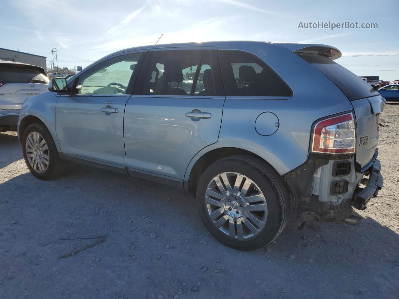 2008 Ford Edge Limited Blue vin: 2FMDK39C48BA46026