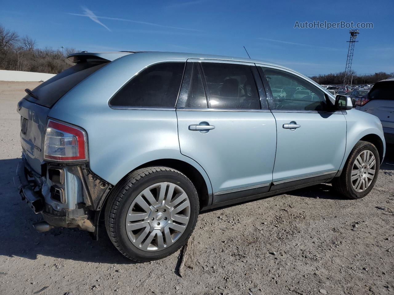 2008 Ford Edge Limited Blue vin: 2FMDK39C48BA46026