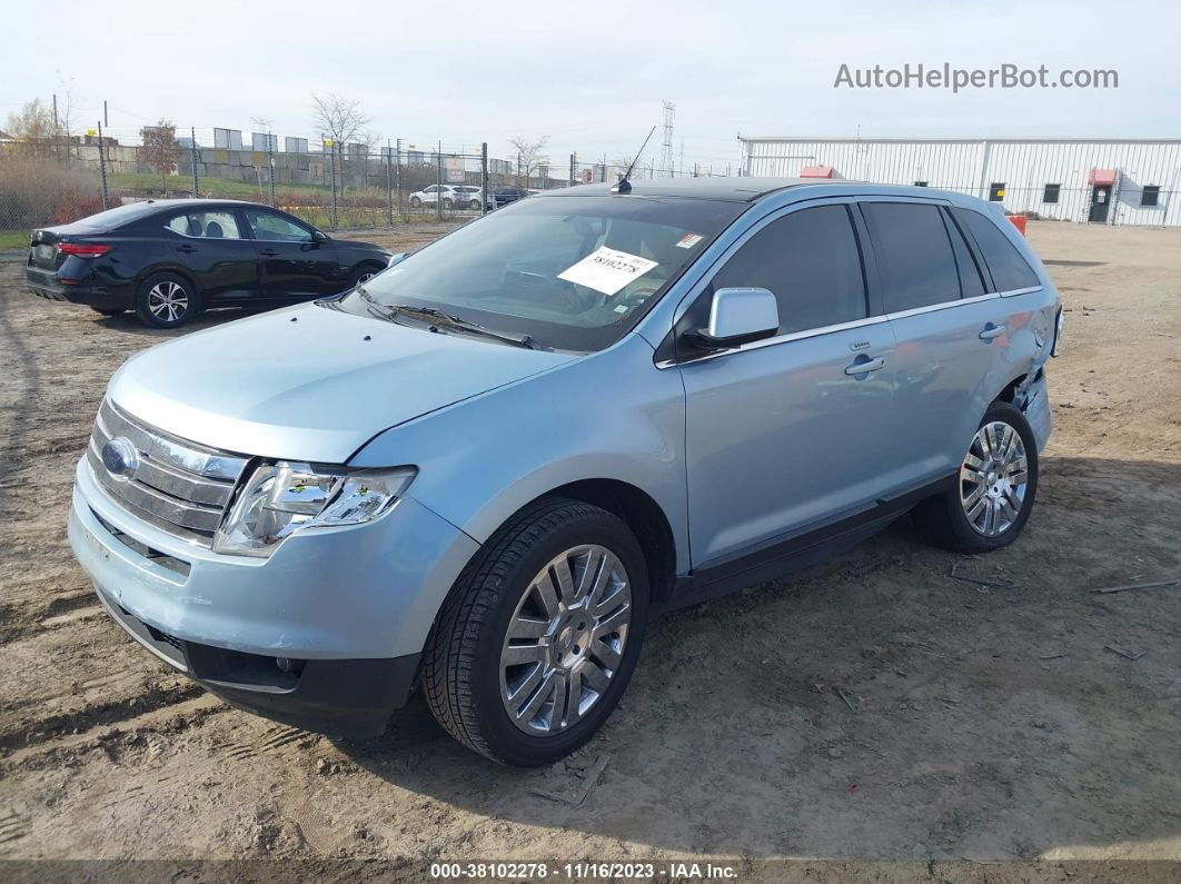 2008 Ford Edge Limited Light Blue vin: 2FMDK39C48BA55082