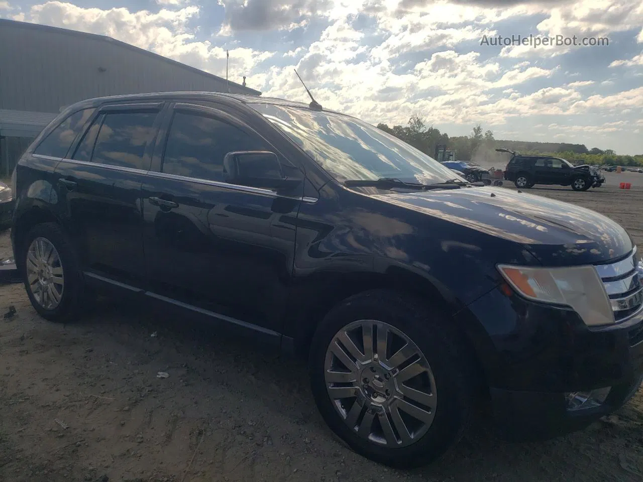 2008 Ford Edge Limited Black vin: 2FMDK39C48BA94822