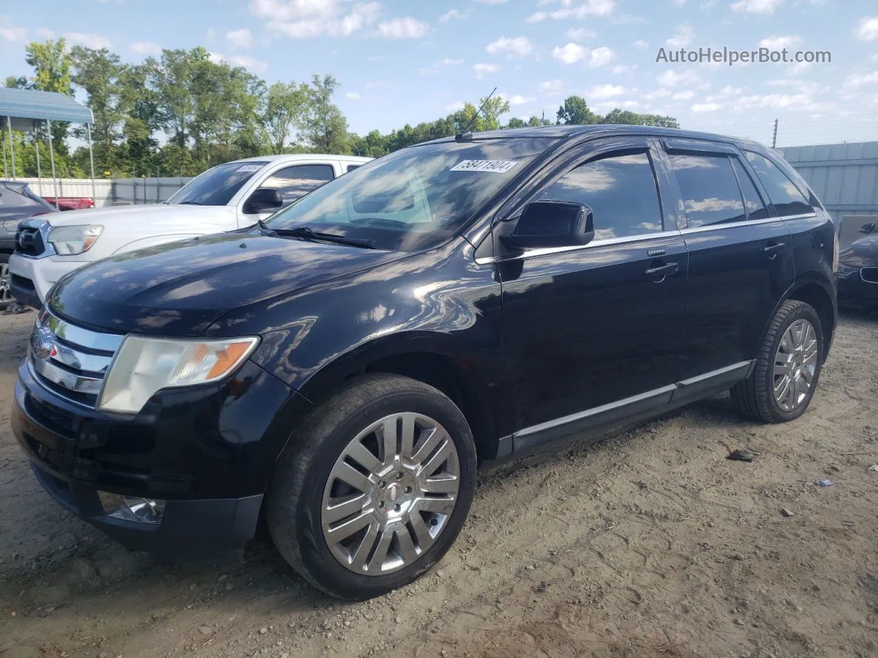 2008 Ford Edge Limited Black vin: 2FMDK39C48BA94822