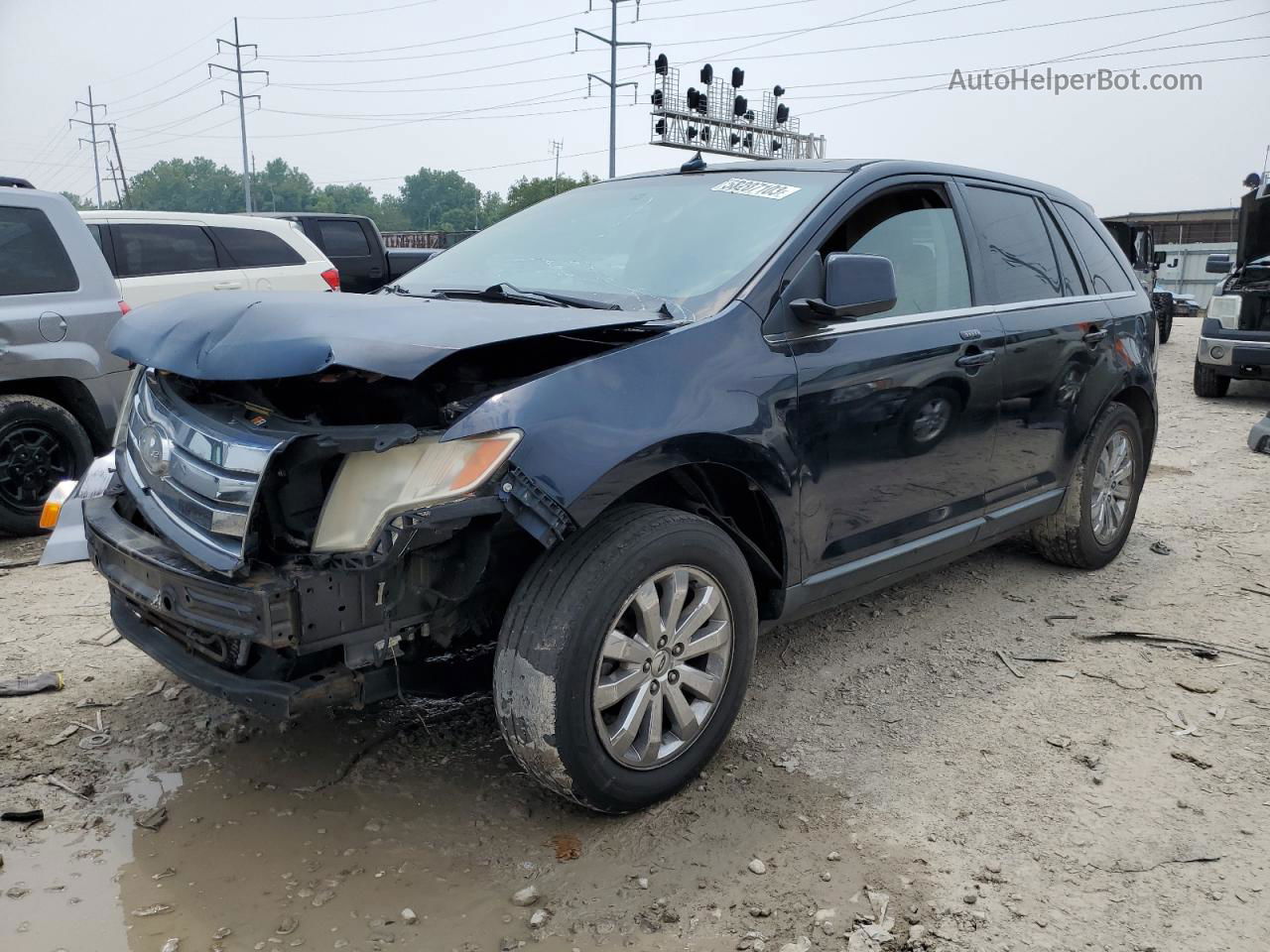 2008 Ford Edge Limited Black vin: 2FMDK39C58BA41062