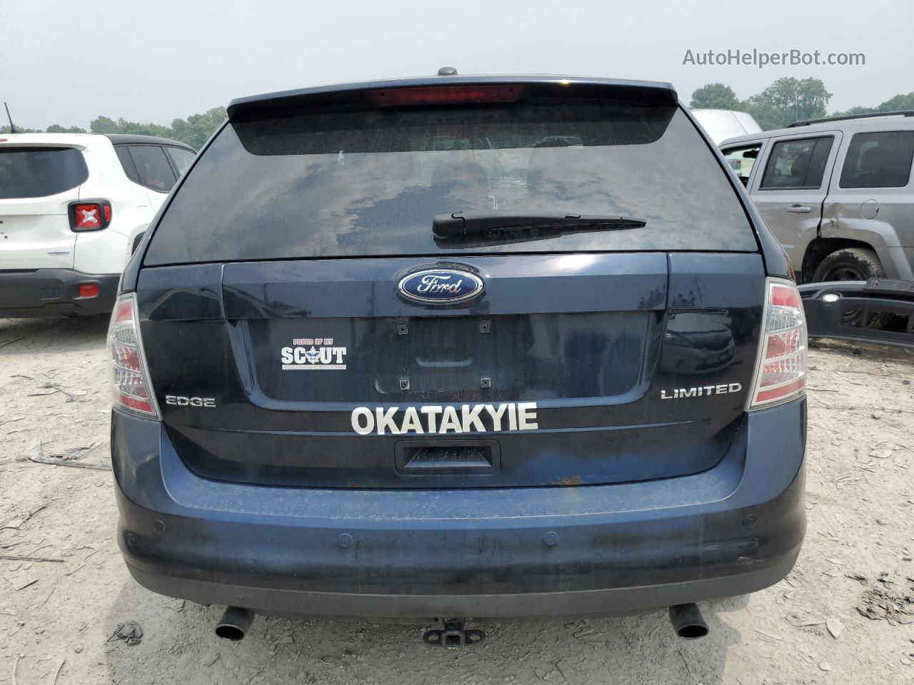 2008 Ford Edge Limited Черный vin: 2FMDK39C58BA41062