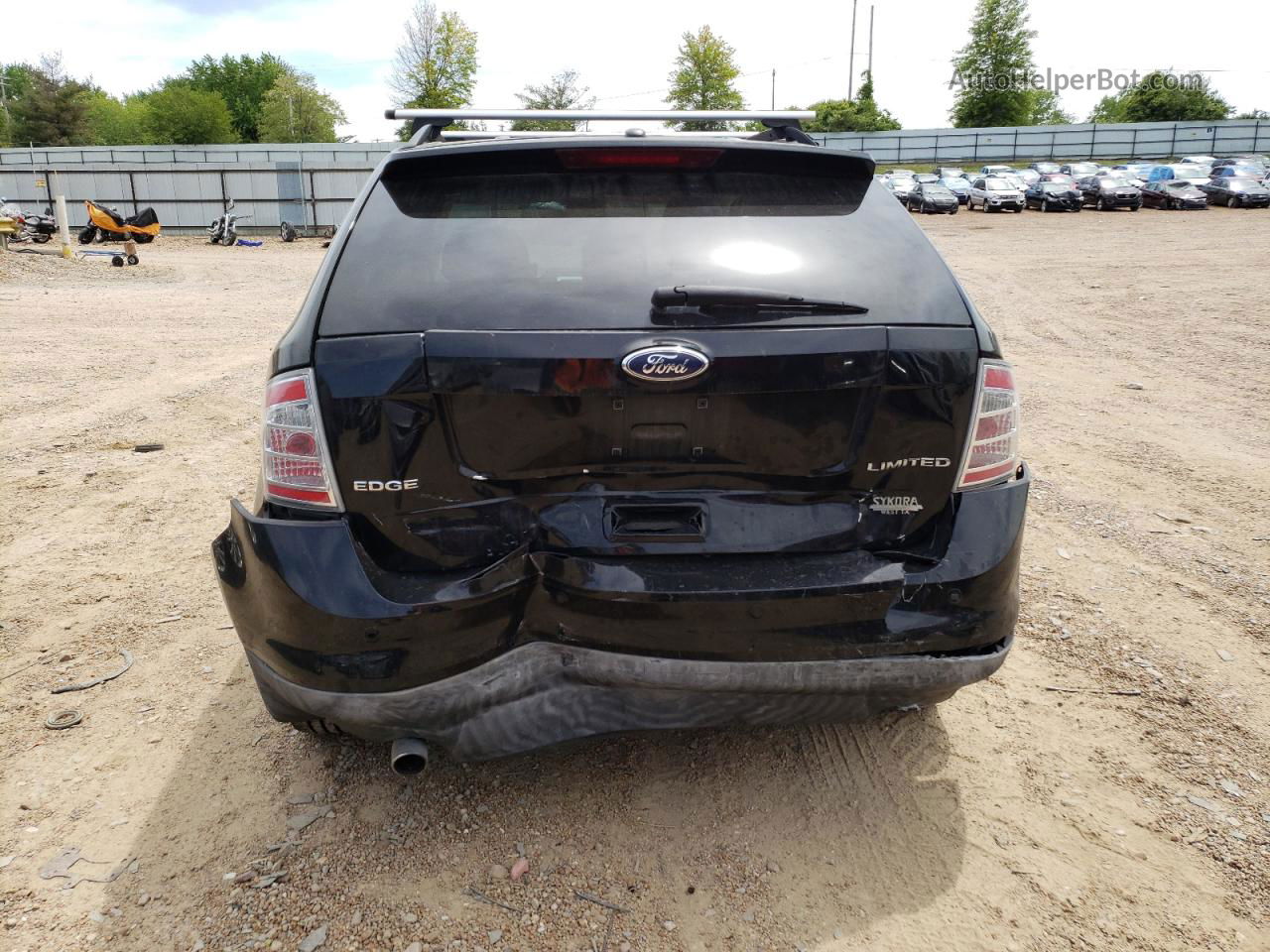 2008 Ford Edge Limited Black vin: 2FMDK39C58BA73705