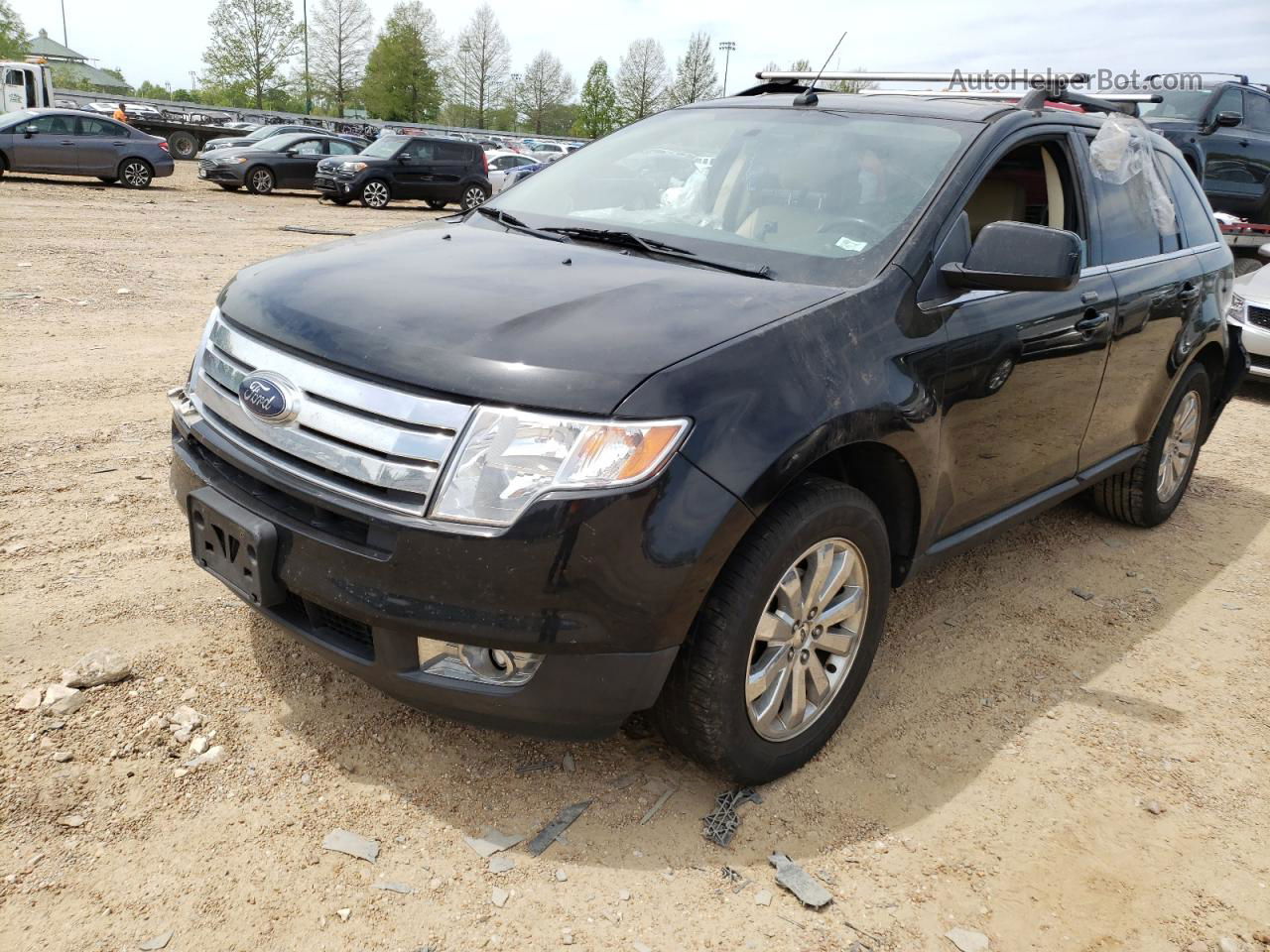 2008 Ford Edge Limited Black vin: 2FMDK39C58BA73705