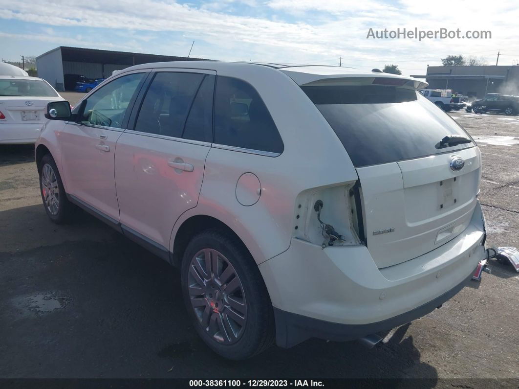 2008 Ford Edge Limited White vin: 2FMDK39C58BA87197