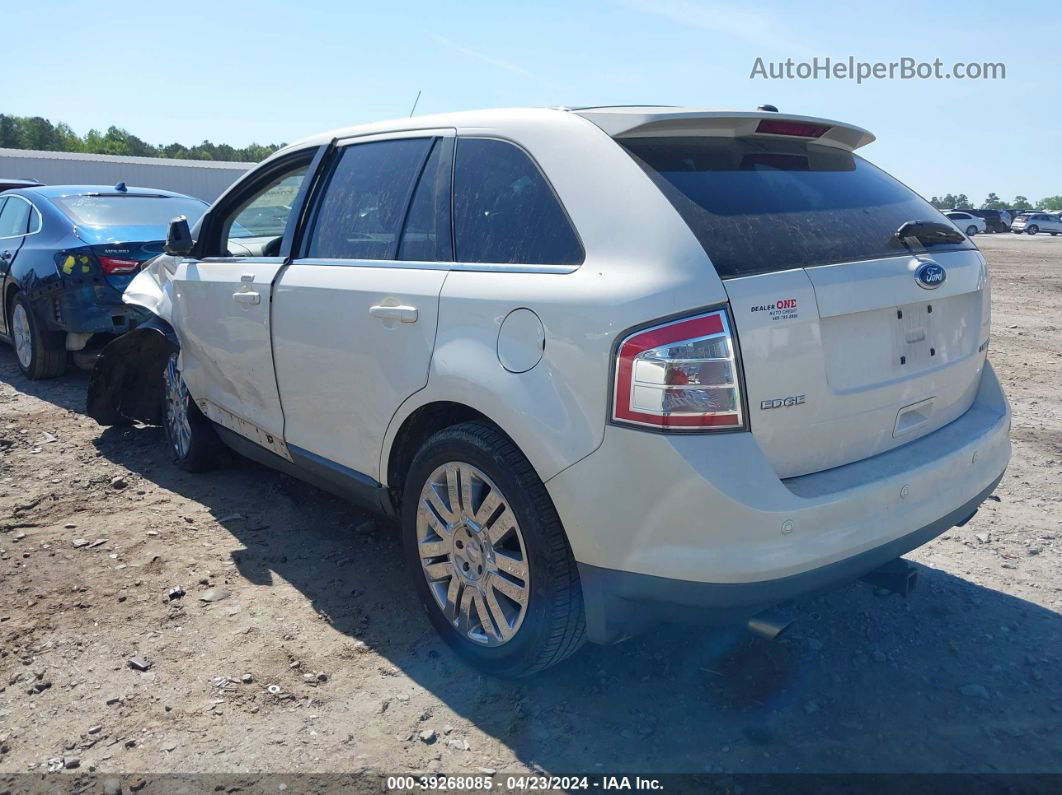 2008 Ford Edge Limited White vin: 2FMDK39C58BB31456