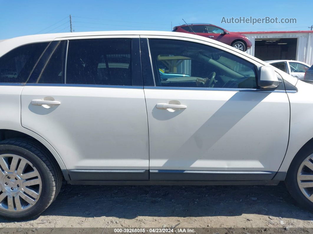 2008 Ford Edge Limited White vin: 2FMDK39C58BB31456