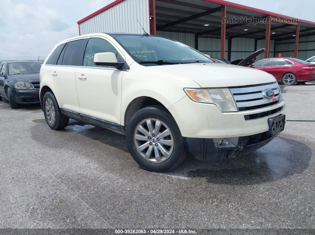 2008 Ford Edge Limited White vin: 2FMDK39C58BB31957