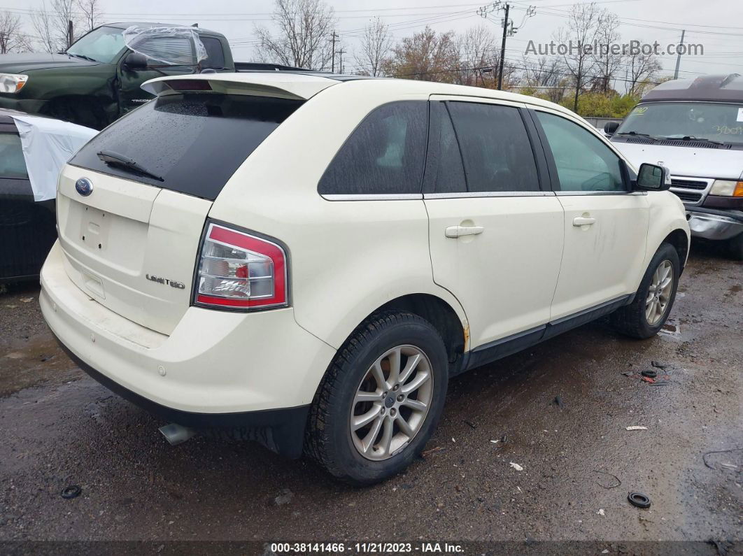 2008 Ford Edge Limited White vin: 2FMDK39C68BA23380