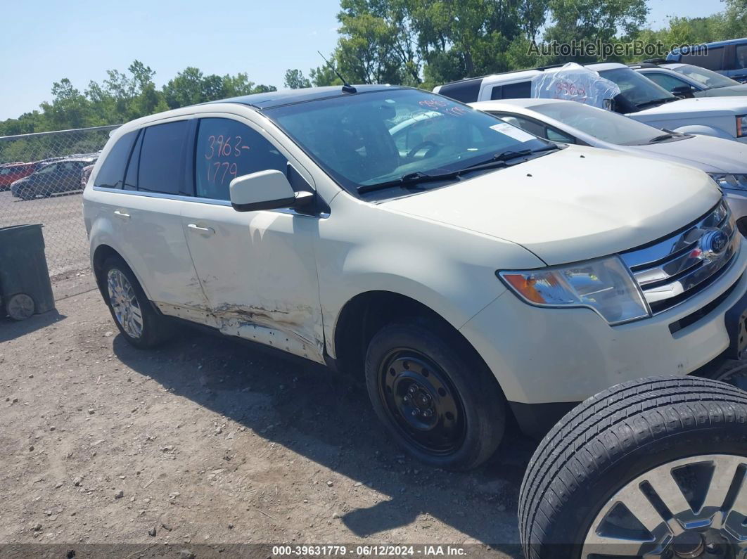 2008 Ford Edge Limited White vin: 2FMDK39C68BA57674