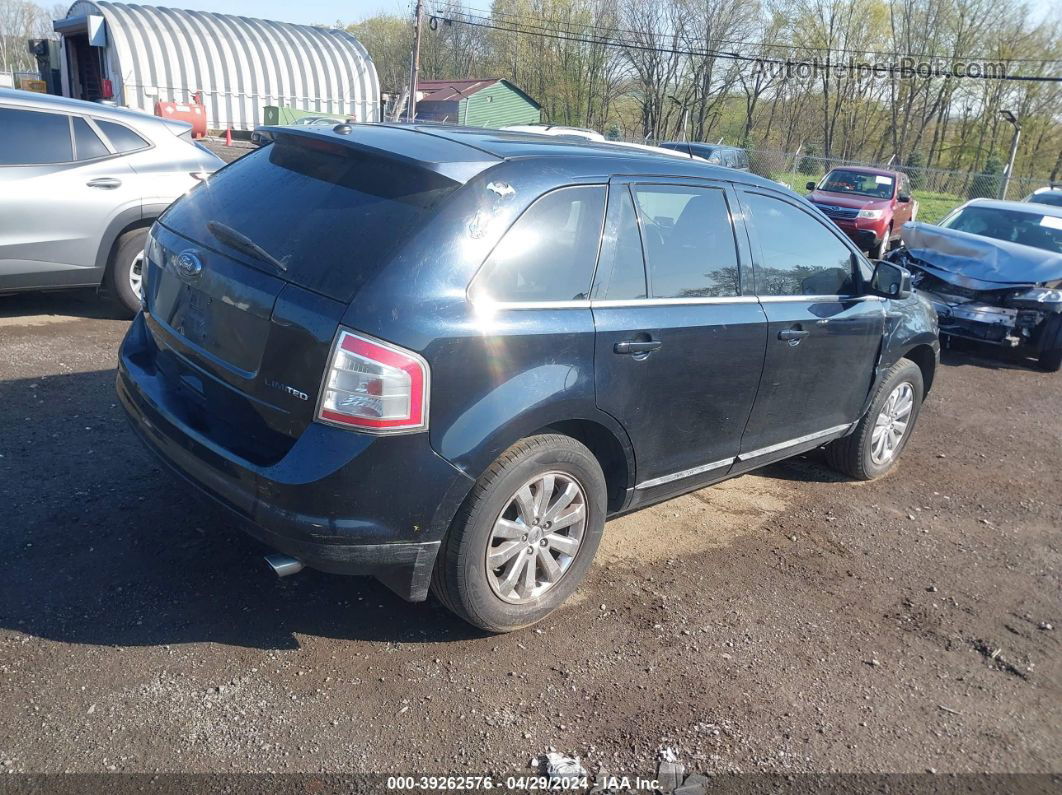 2008 Ford Edge Limited Blue vin: 2FMDK39C68BA70103