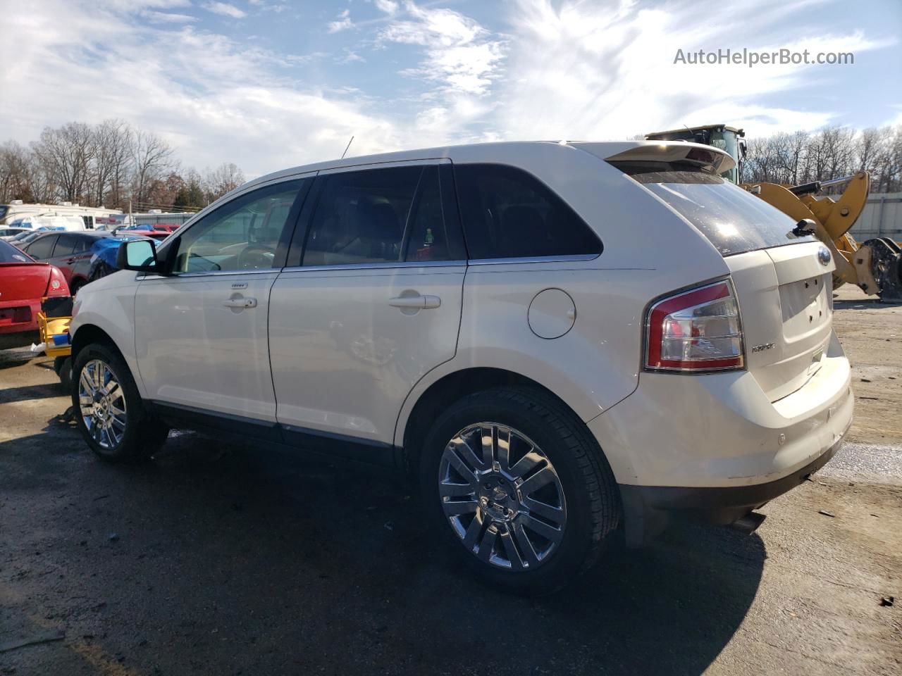 2008 Ford Edge Limited White vin: 2FMDK39C78BA35067