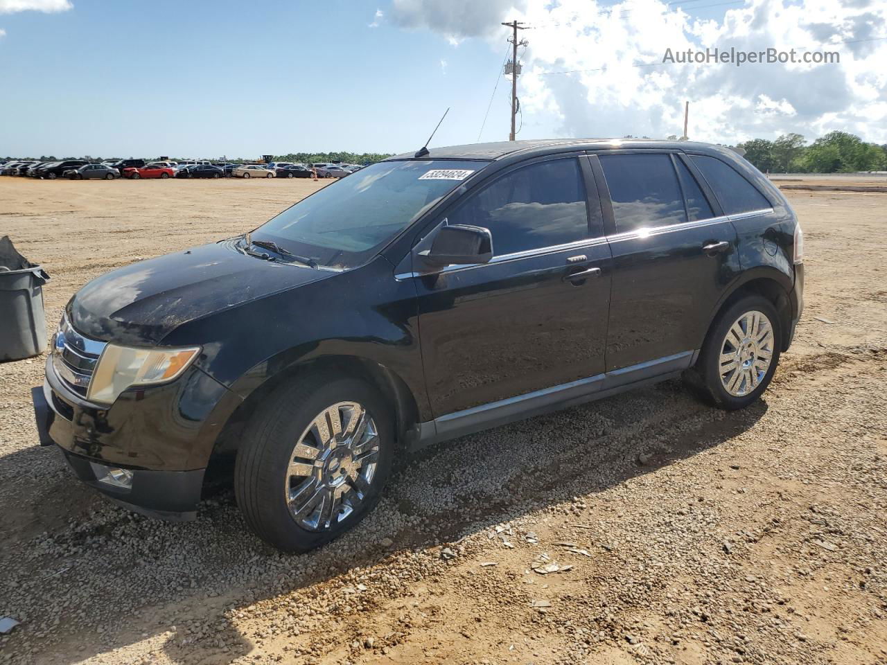 2008 Ford Edge Limited Black vin: 2FMDK39C78BB32365