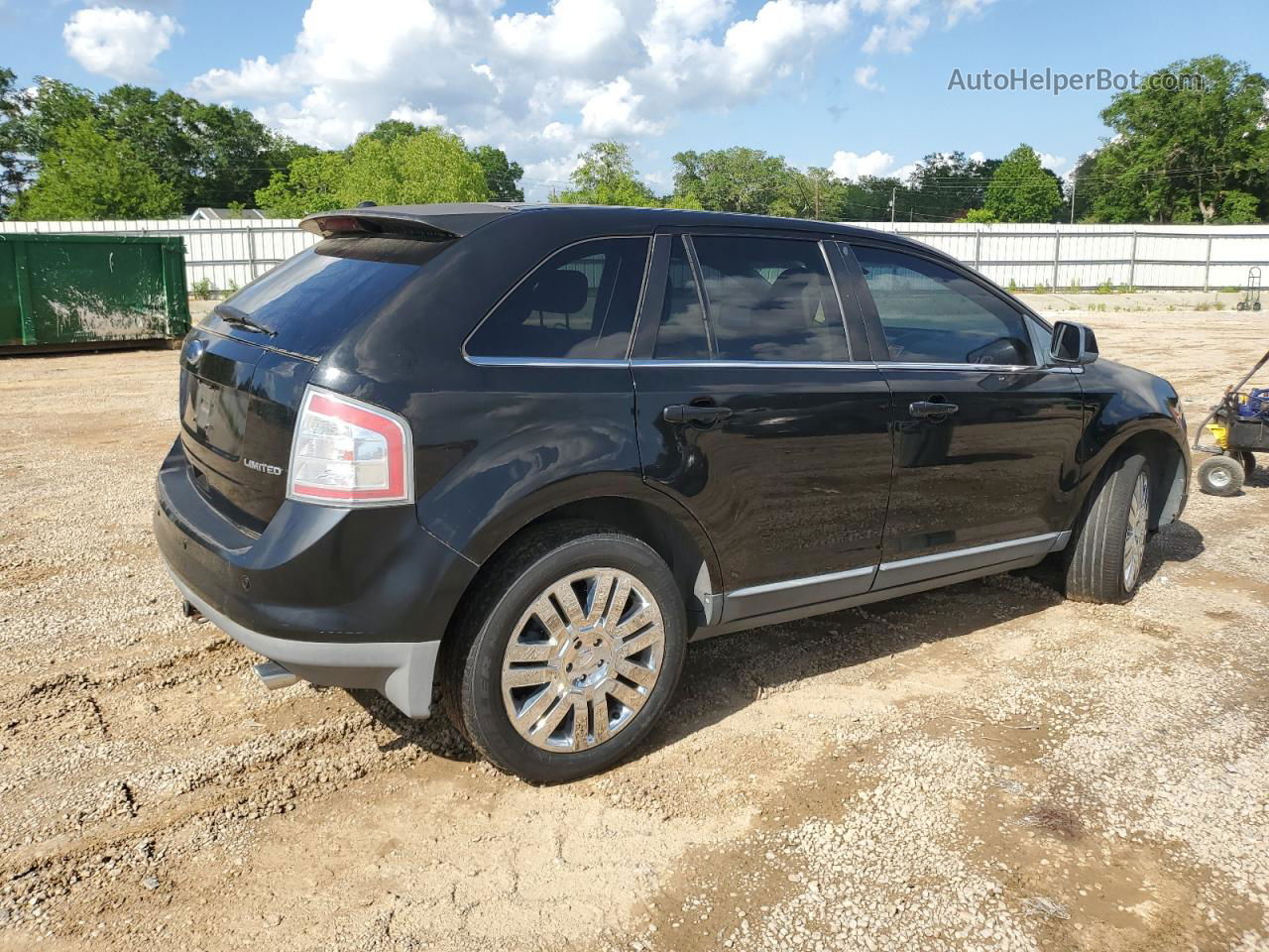 2008 Ford Edge Limited Black vin: 2FMDK39C78BB32365