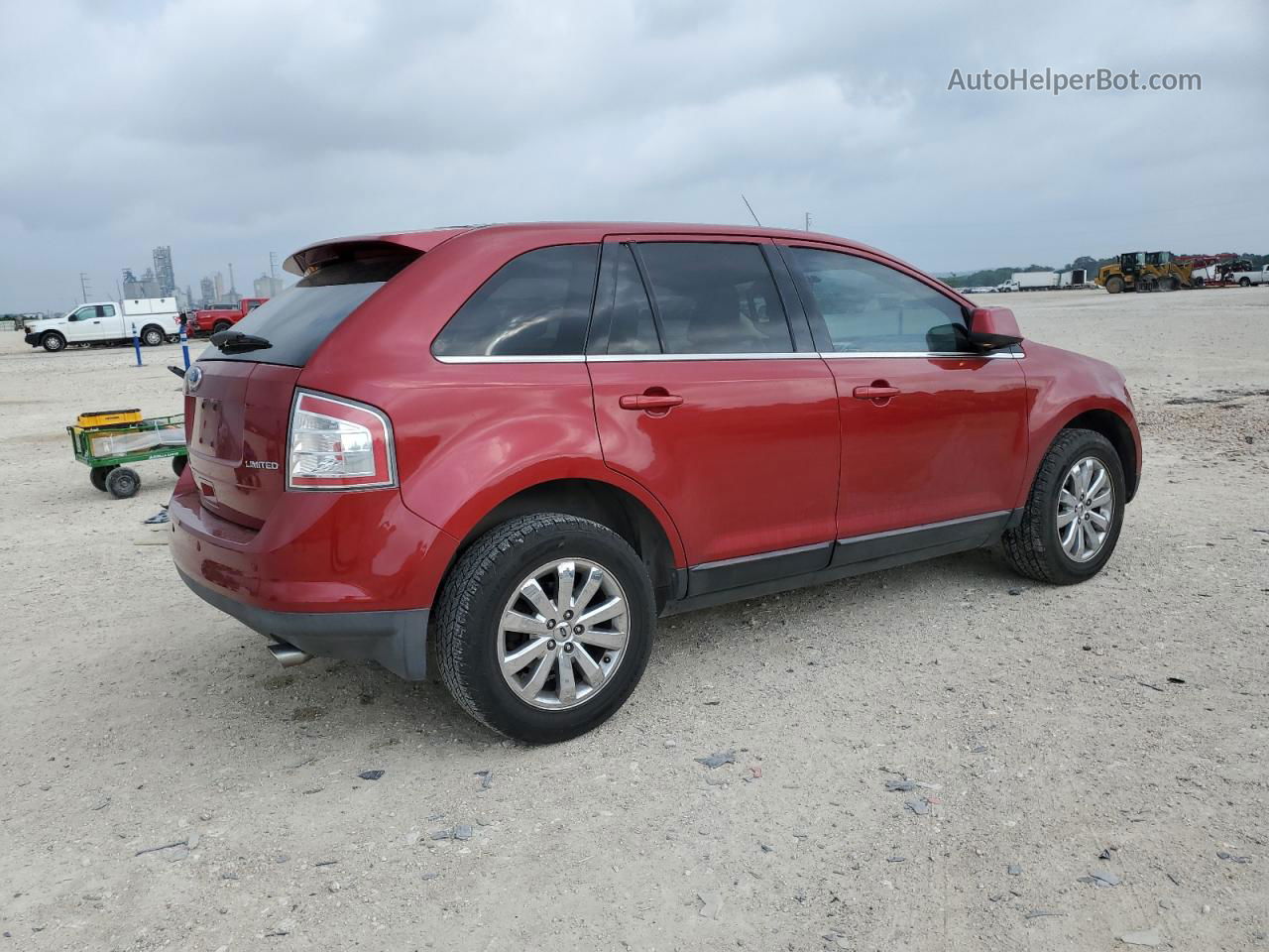 2008 Ford Edge Limited Red vin: 2FMDK39C88BA02644