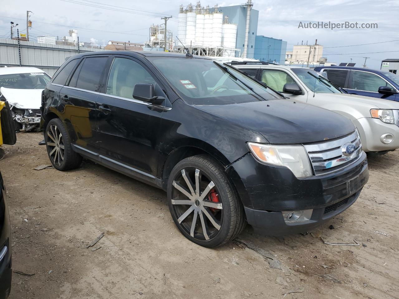 2008 Ford Edge Limited Black vin: 2FMDK39C88BA49429