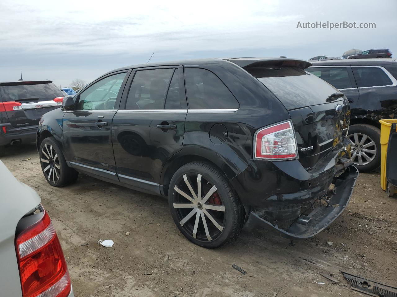 2008 Ford Edge Limited Black vin: 2FMDK39C88BA49429