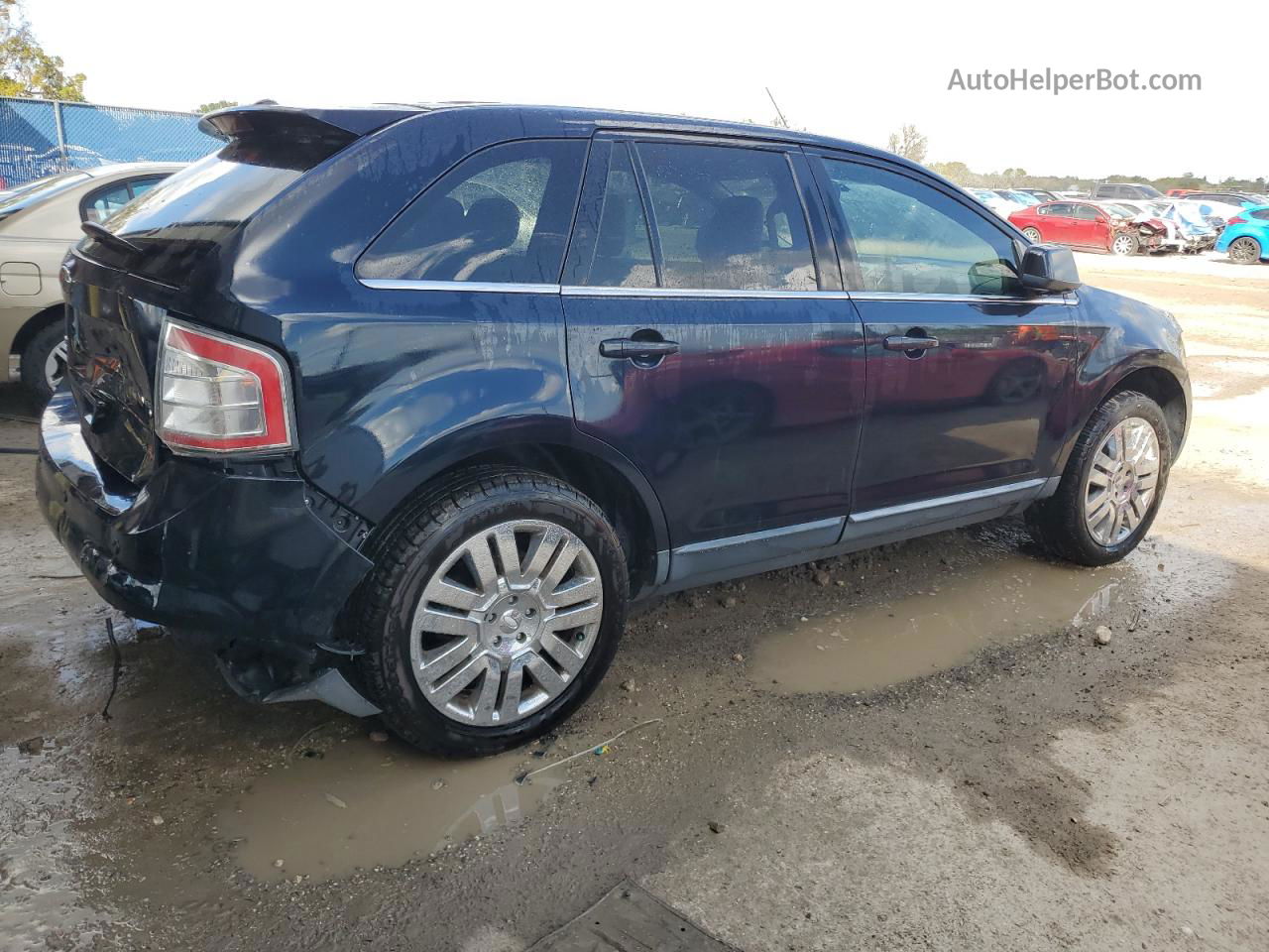 2008 Ford Edge Limited Blue vin: 2FMDK39C88BA70247