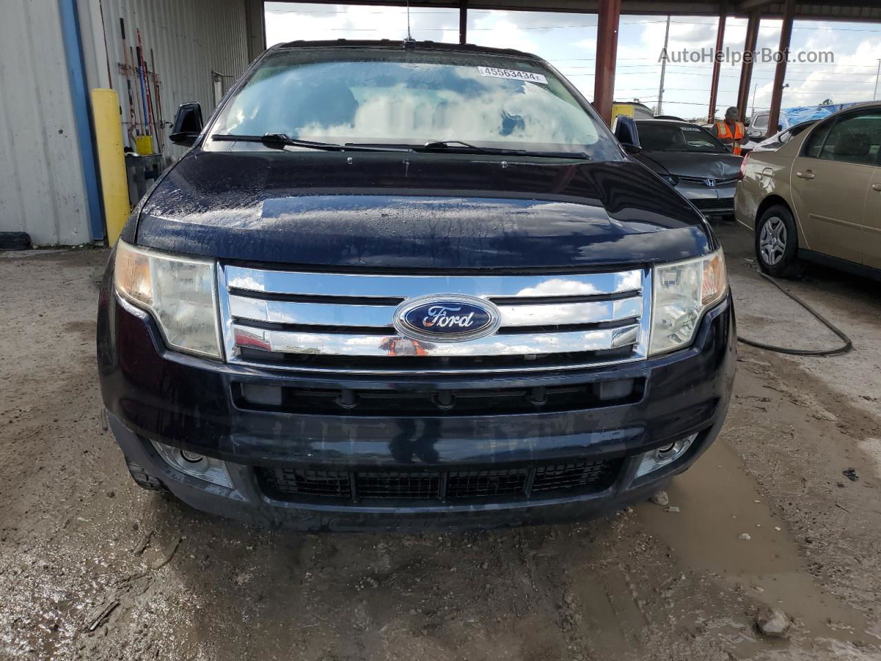 2008 Ford Edge Limited Blue vin: 2FMDK39C88BA70247