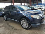 2008 Ford Edge Limited Blue vin: 2FMDK39C88BA70247