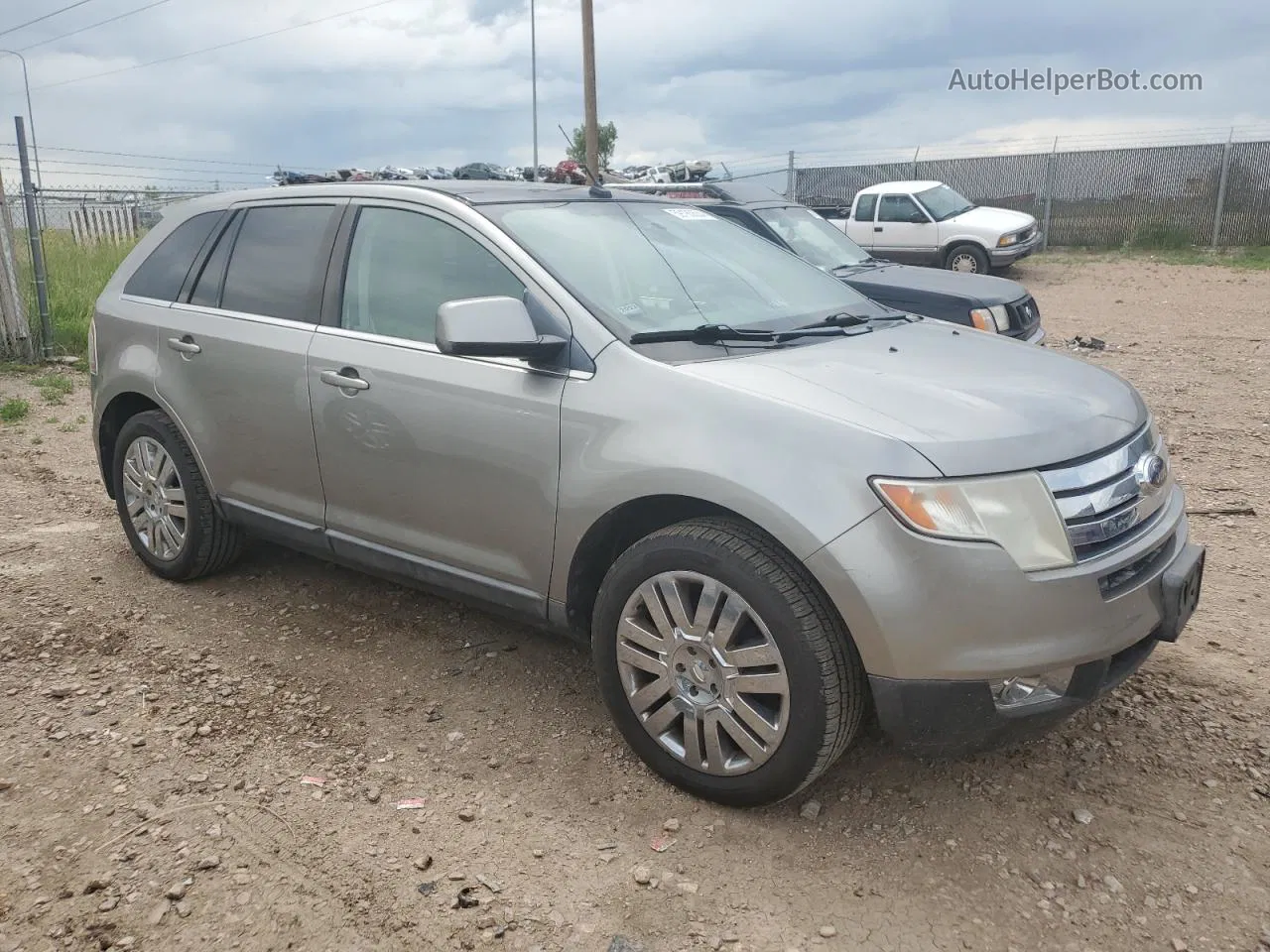 2008 Ford Edge Limited Gray vin: 2FMDK39C88BA98369