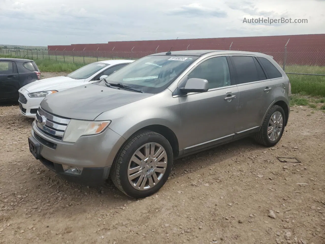 2008 Ford Edge Limited Gray vin: 2FMDK39C88BA98369