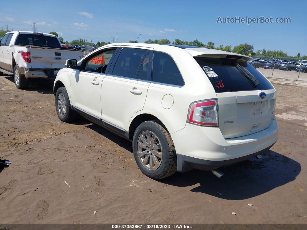 2008 Ford Edge Limited White vin: 2FMDK39C88BB31306