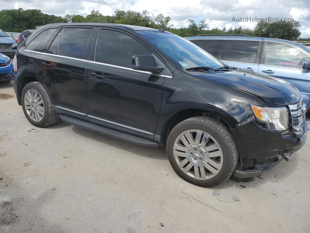 2008 Ford Edge Limited Black vin: 2FMDK39C98BA62092