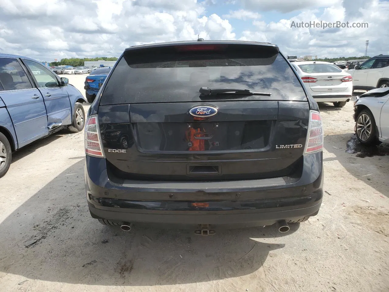 2008 Ford Edge Limited Черный vin: 2FMDK39C98BA62092