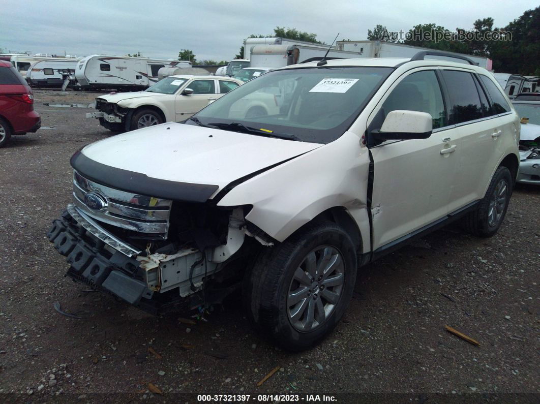 2008 Ford Edge Limited White vin: 2FMDK39C98BB48714