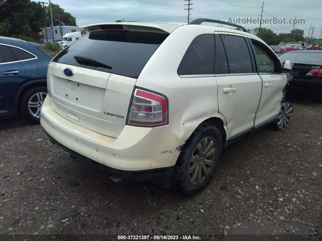 2008 Ford Edge Limited White vin: 2FMDK39C98BB48714