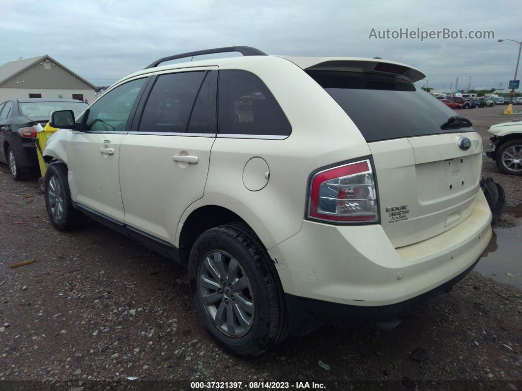 2008 Ford Edge Limited White vin: 2FMDK39C98BB48714