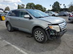 2008 Ford Edge Limited Silver vin: 2FMDK39C98BB49104