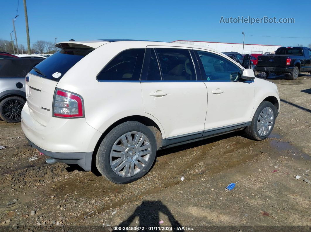 2008 Ford Edge Limited Cream vin: 2FMDK39CX8BA18442