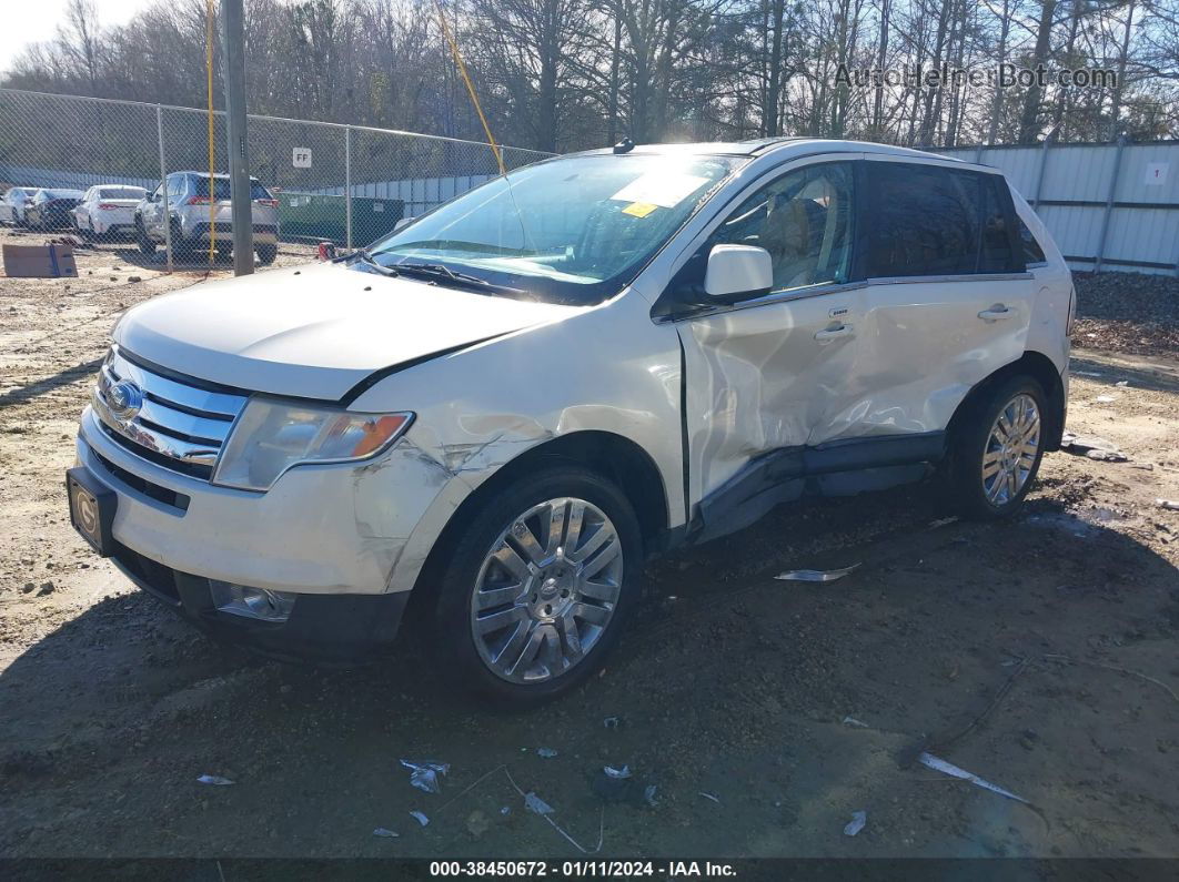 2008 Ford Edge Limited Cream vin: 2FMDK39CX8BA18442